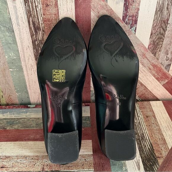 Sole Bliss Black Women's Heels - Picture 9 of 12